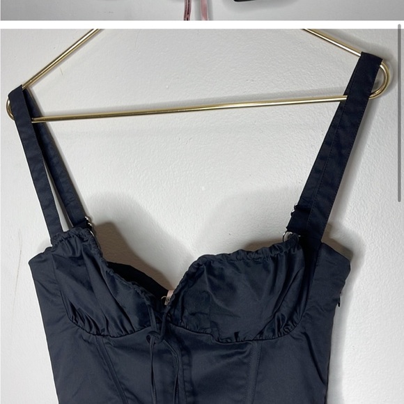 HOUSE OF CB CARLOTTA Corset Bodice Cotton Blend Cocktail Dress NWT - Picture 5 of 7